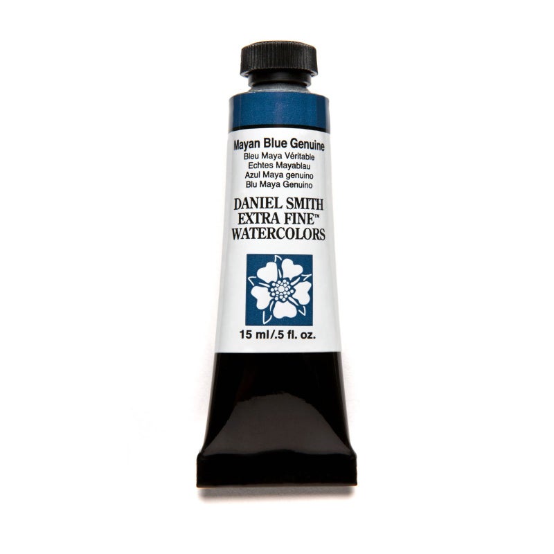 Daniel Smith PrimaTekâ„¢ Watercolor Paint, 15ml, Tube, Mayan Blue Genuine, 0.5 fl oz, (Pack of 1) - Image 3